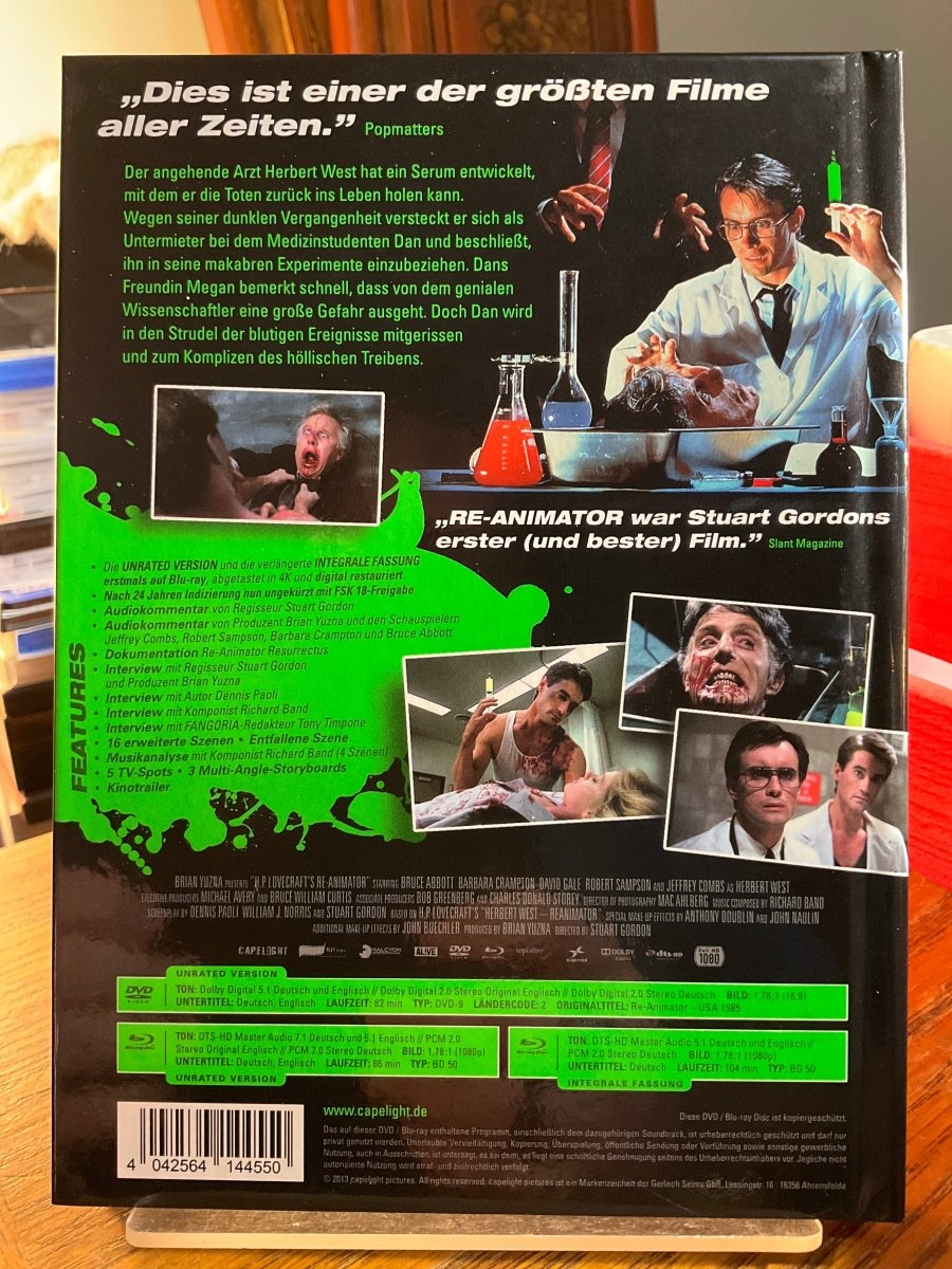 Re-Animator (REGION B MEDIABOOK) USED