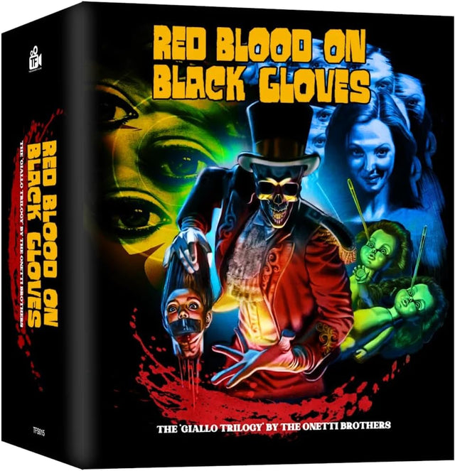 Red Blood on Black Gloves: The Giallo Trilogy by The Onetti Brothers (Limited Edition, Region Free) - New Blu - Ray
