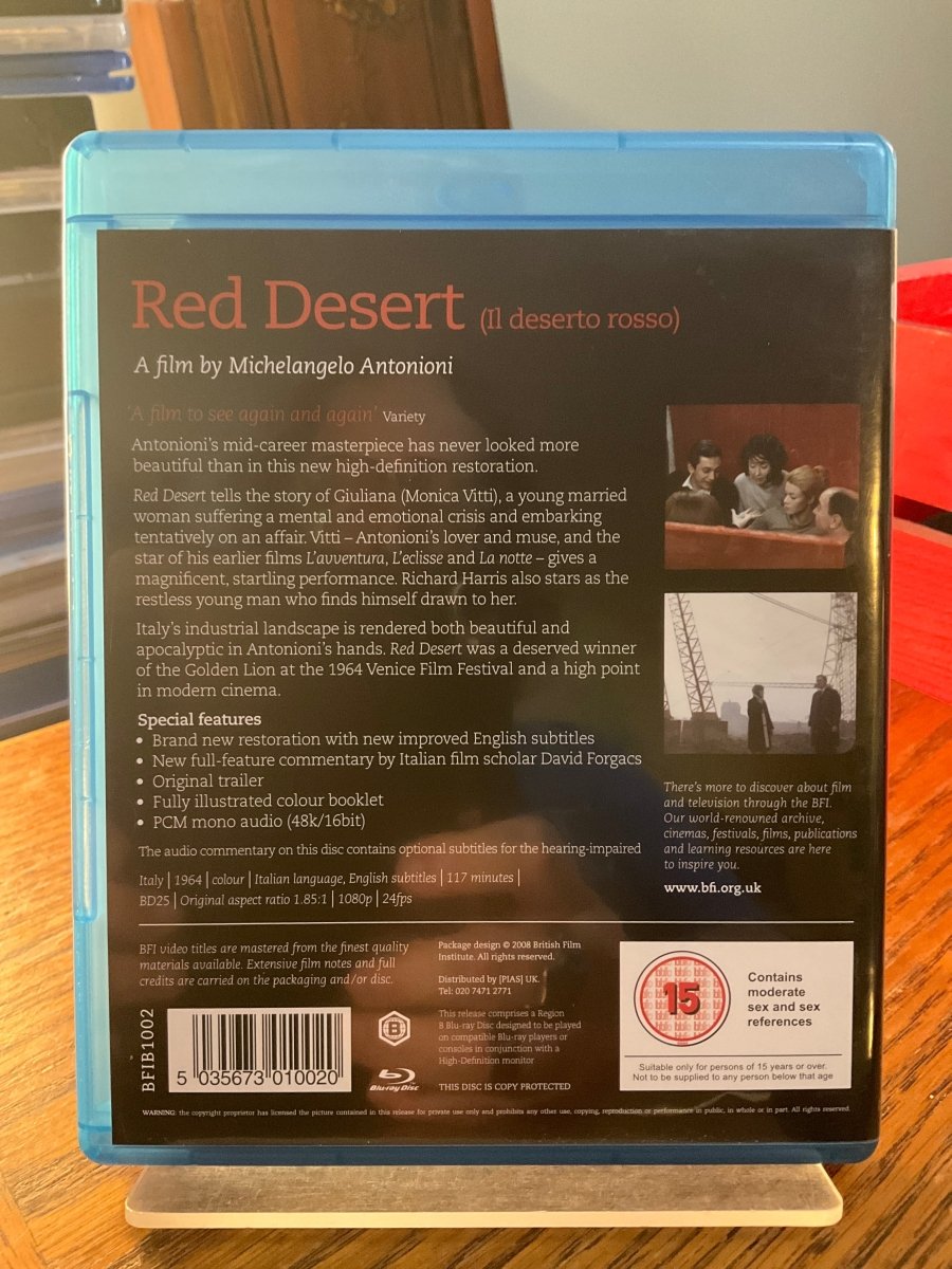 Red Desert (REGION B) w/BOOKLET USED - Used Blu - Ray