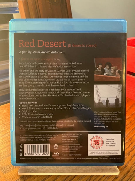 Red Desert (REGION B) w/BOOKLET USED - Used Blu - Ray