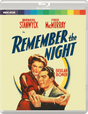 Remember the Night (Region B) - New Blu - Ray