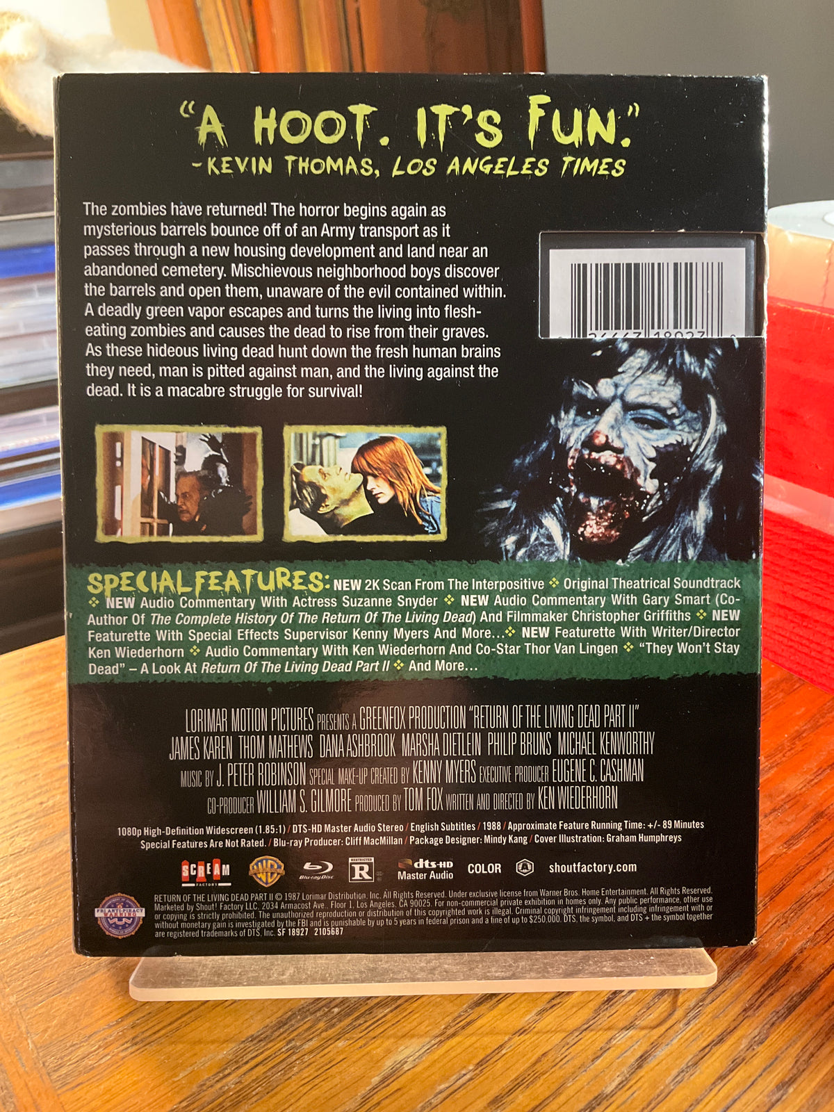 Return of the Living Dead Part II w/SLIP USED