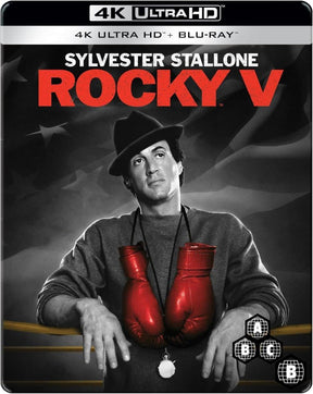 Rocky V (4K UHD Steelbook, Region Free/B)
