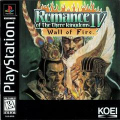 Romance of the Three Kingdoms IV Wall of Fire Playstation 1 USED - Video Games - Playstation 1