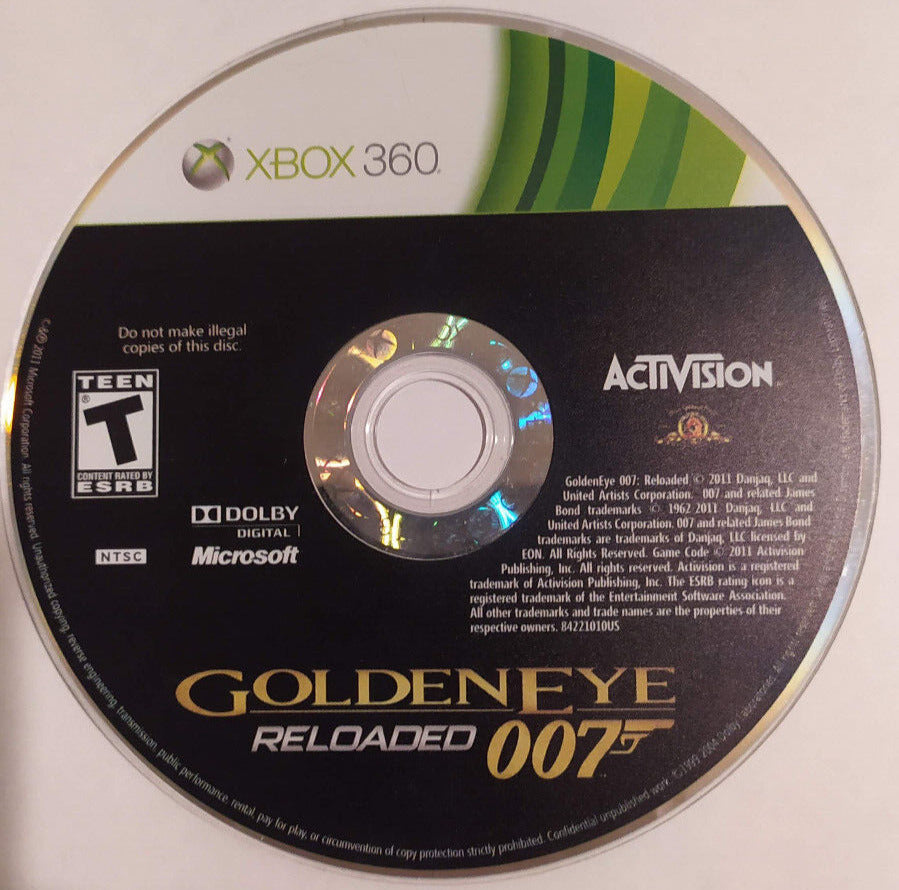007 Goldeneye Reloaded XBOX 360 LOOSE