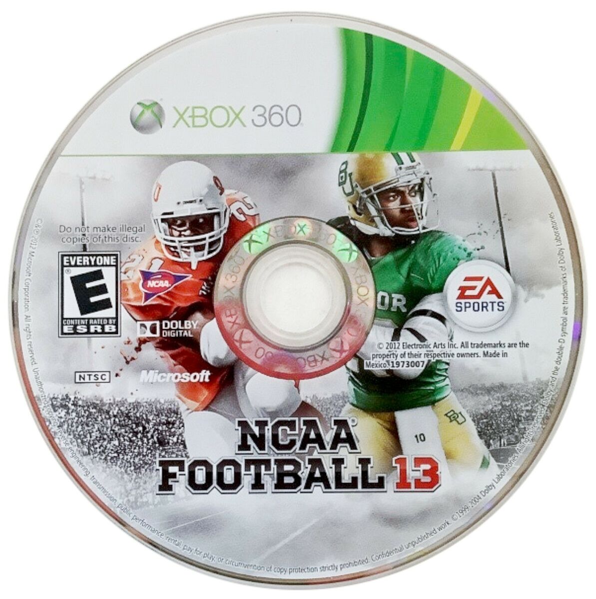 NCAA Football 13 XBOX 360 LOOSE