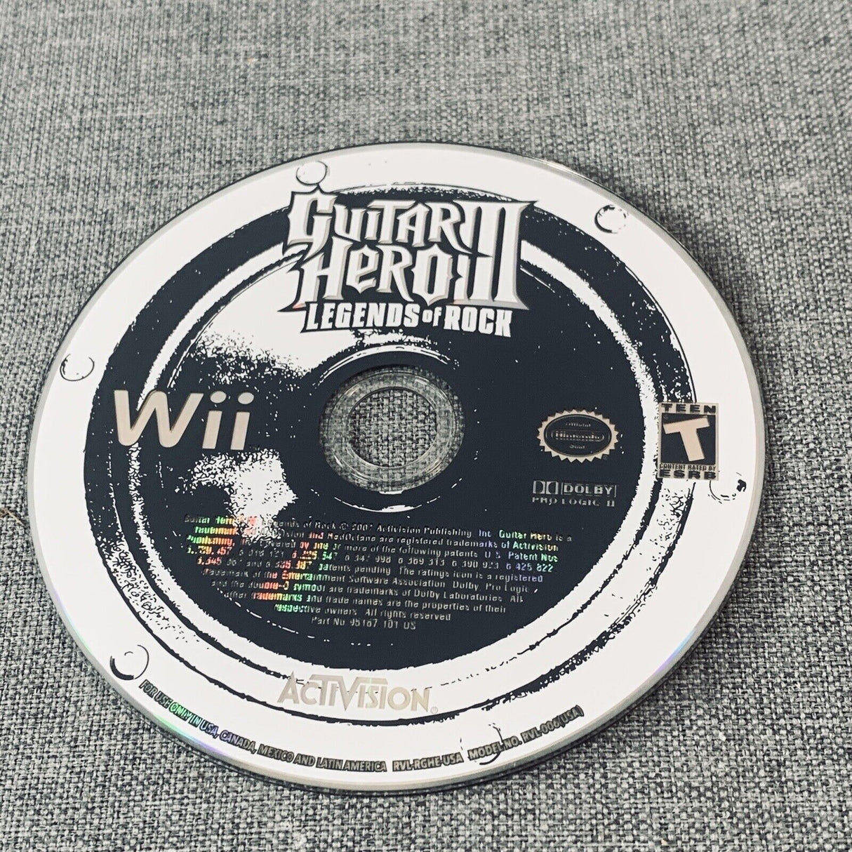 Guitar Hero III Legends of Rock LOOSE Nintendo Wii