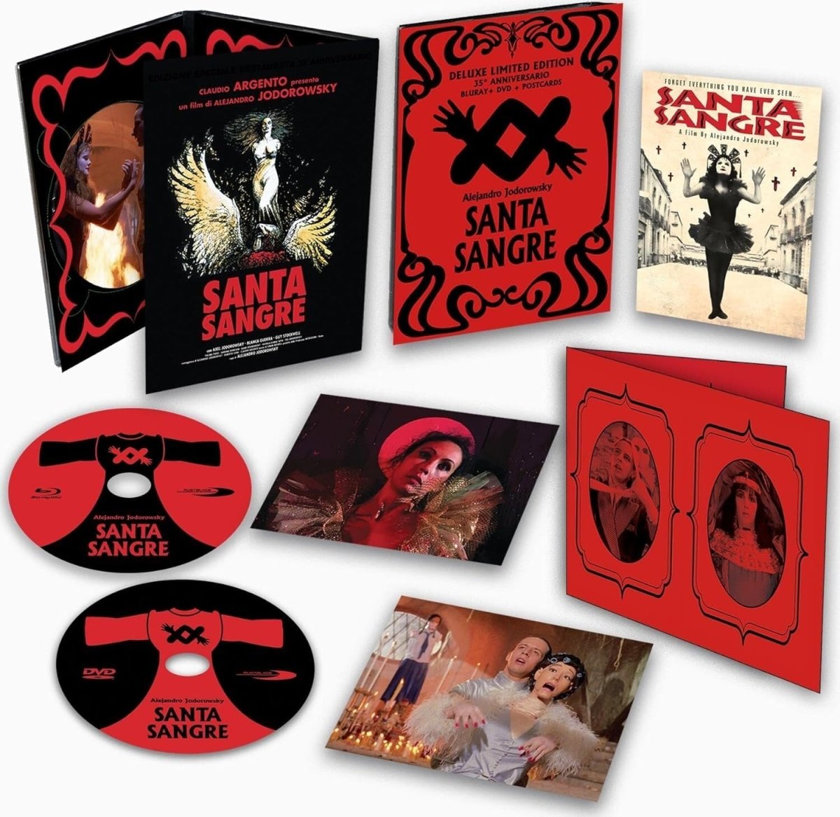 Santa Sangre (35th Anniversary Limited Edition, Region Free) w/SLIP - New Blu - Ray
