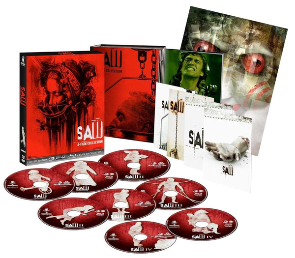 Saw 4-Film Collection (4K UHD/Blu-ray, Midnight Factory Limited