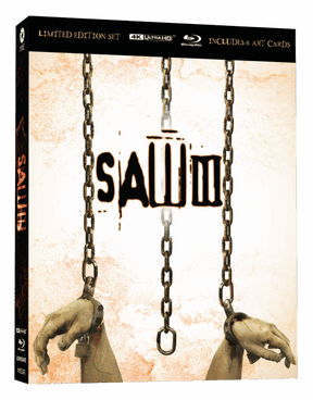 Saw III (4K UHD, Limited Edition Lenticular Hardcase, Region Free)