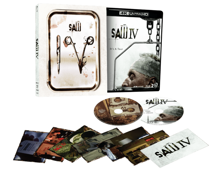 Saw IV (4K UHD, Limited Edition Lenticular Hardcase, Region Free)
