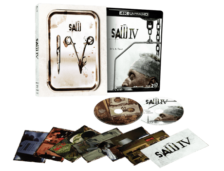 Saw IV (4K UHD, Limited Edition Lenticular Hardcase, Region Free)