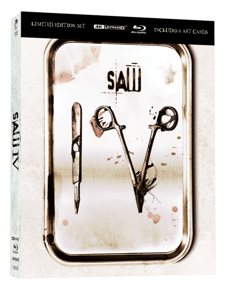 Saw IV (4K UHD, Limited Edition Lenticular Hardcase, Region Free) - New 4K UHD