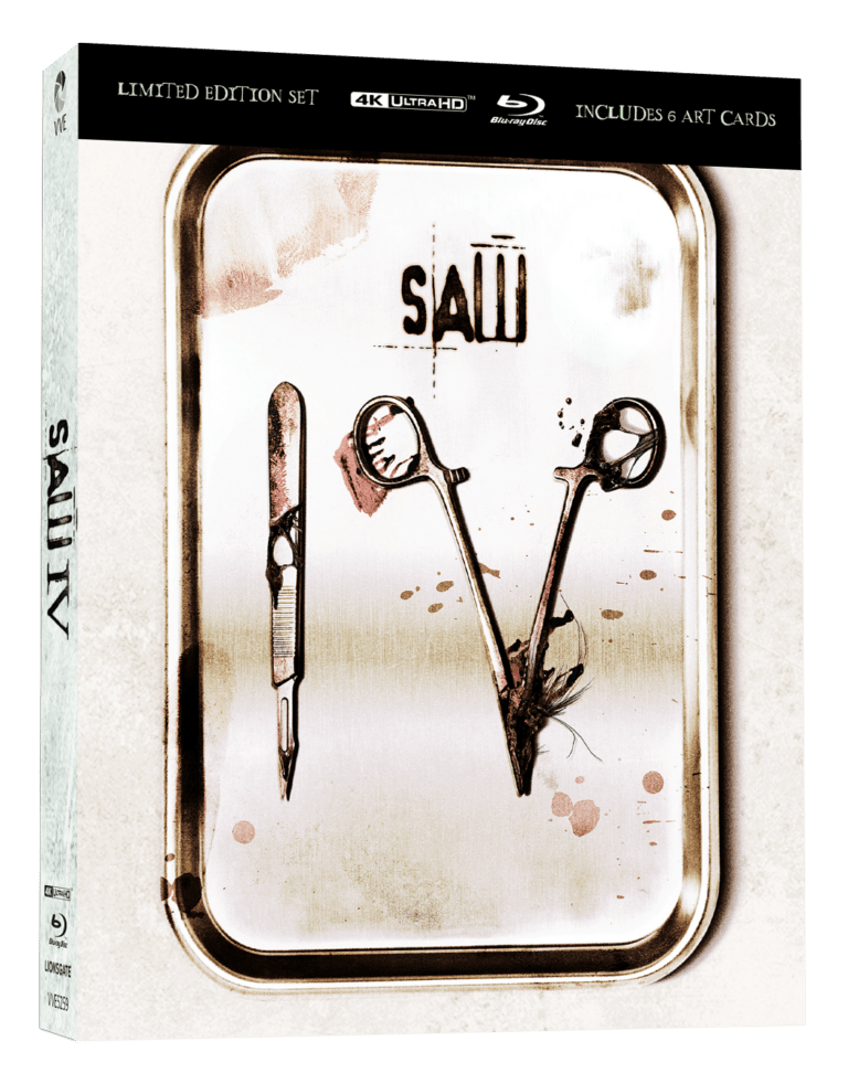 Saw IV (4K UHD, Limited Edition Lenticular Hardcase, Region Free