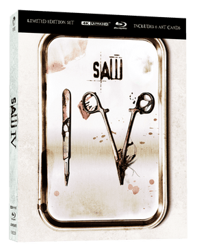 Saw IV (4K UHD, Limited Edition Lenticular Hardcase, Region Free)