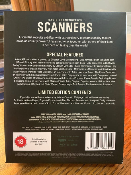 Scanners (4K UHD, Limited Edition, Region Free/B) USED
