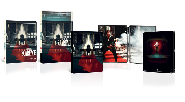 Scarface (UK 4K UHD, Film Vault Limited Edition Steelbook, Region Free/B) *one per customer