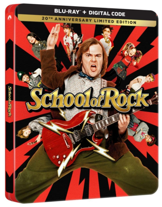 School of Rock (Limited Edition Steelbook) - New Blu - Ray
