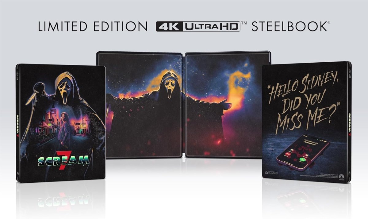 Scream 7 (4K UHD, UK Limited Edition Steelbook, Region Free) *see note - New 4K UHD