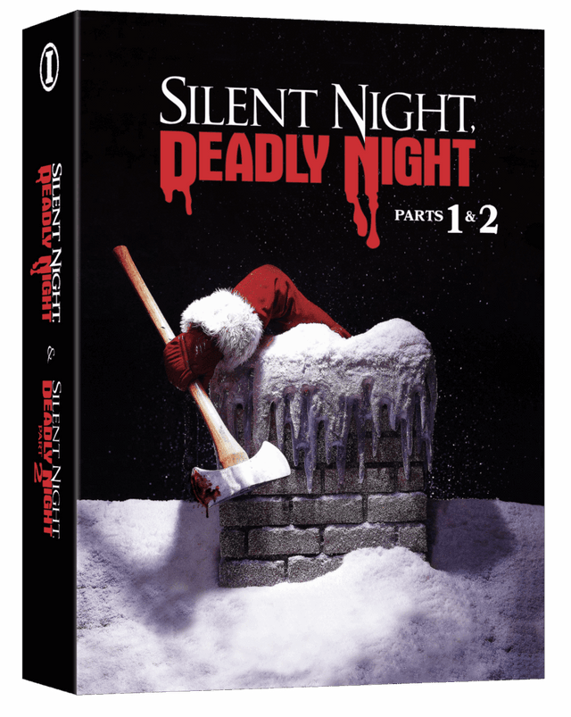 Silent Night, Deadly Night: Parts 1 + 2 (4K UHD / Blu-ray / VHS, Limited Edition, Region Free/NTSC) *See note