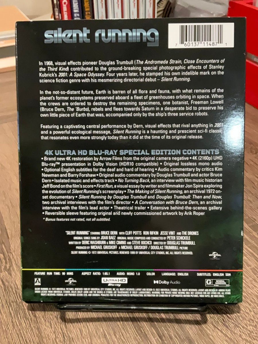 Silent Running [4K Ultra HD] (Special Edition) W/SLIP USED *SEE NOTE*