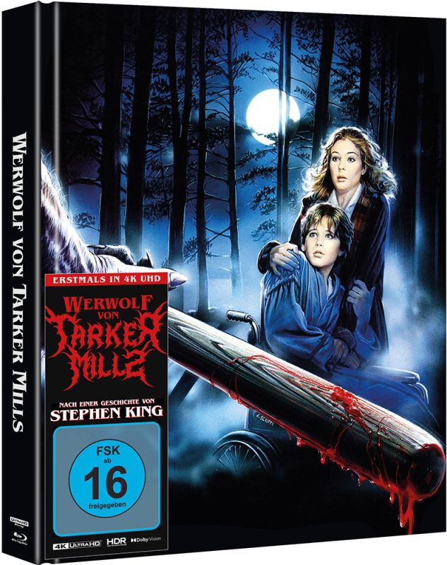 Silver Bullet (The Werewolf of Tarker's Mill) (4K UHD, Limited Edition Mediabook, Region Free/B) - New 4K UHD