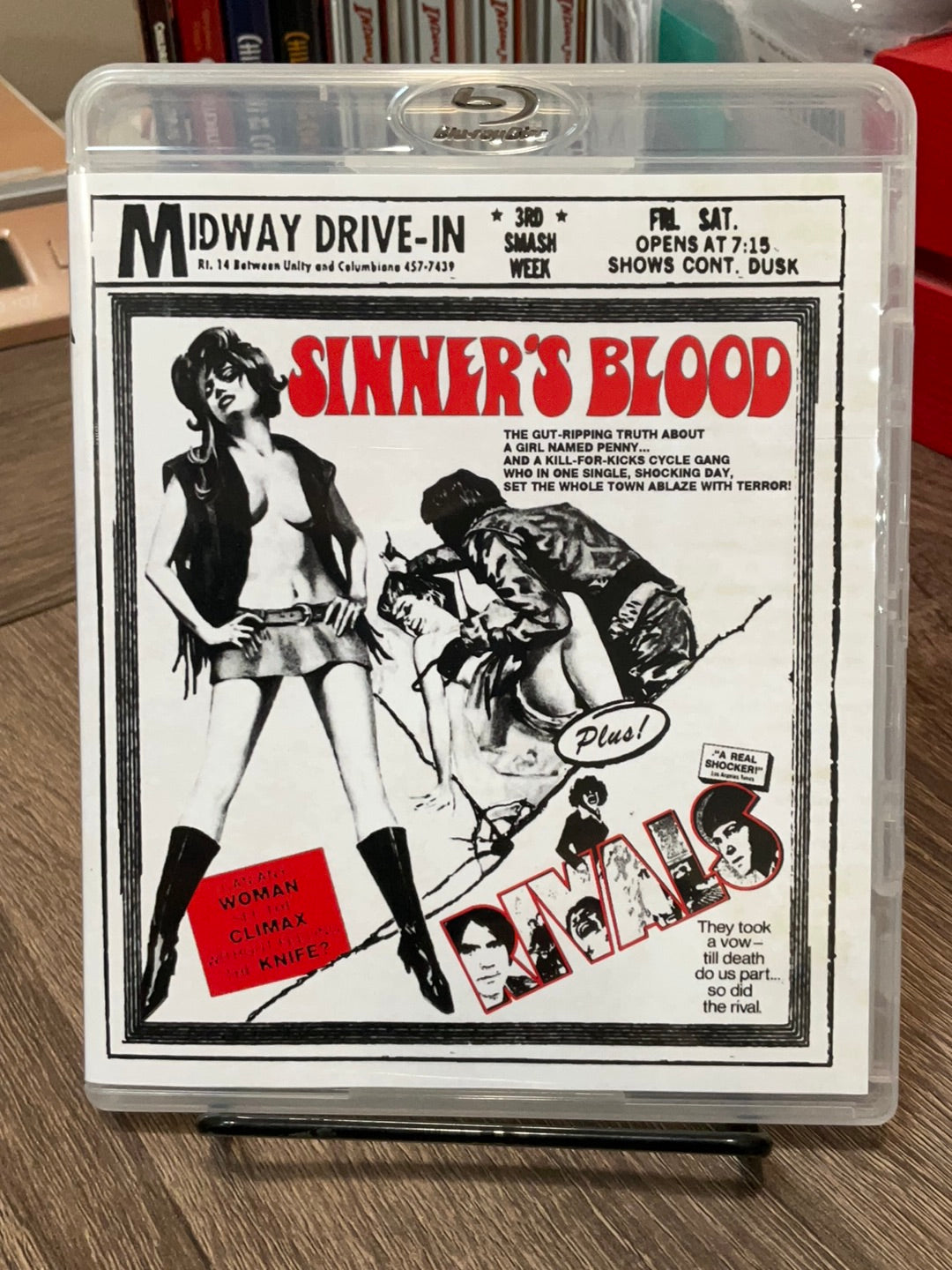 SINNER’S BLOOD / RIVALS W/SLIP USED