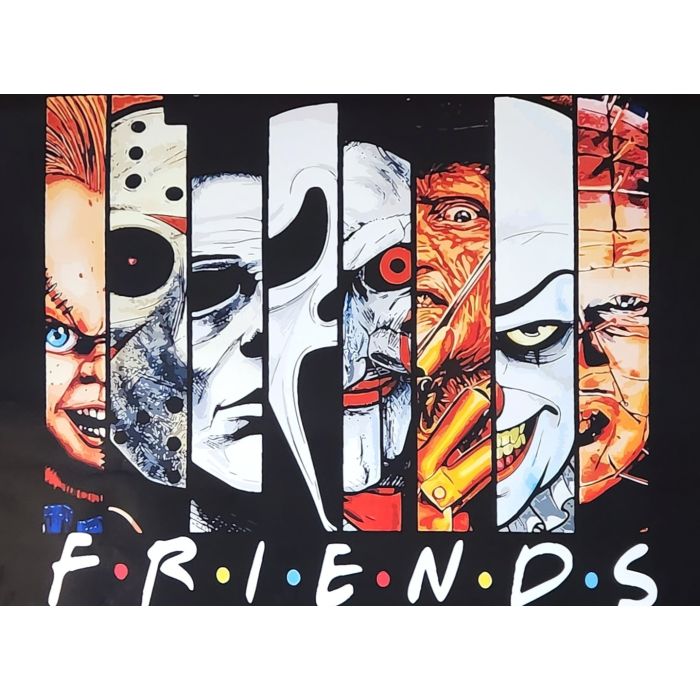 Slasher Horror Friends Poster PICKUP ONLY - Posters/Stickers/Art