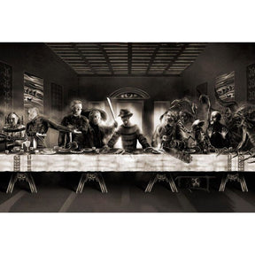Slashers Supper - Black and White Poster PICKUP ONLY