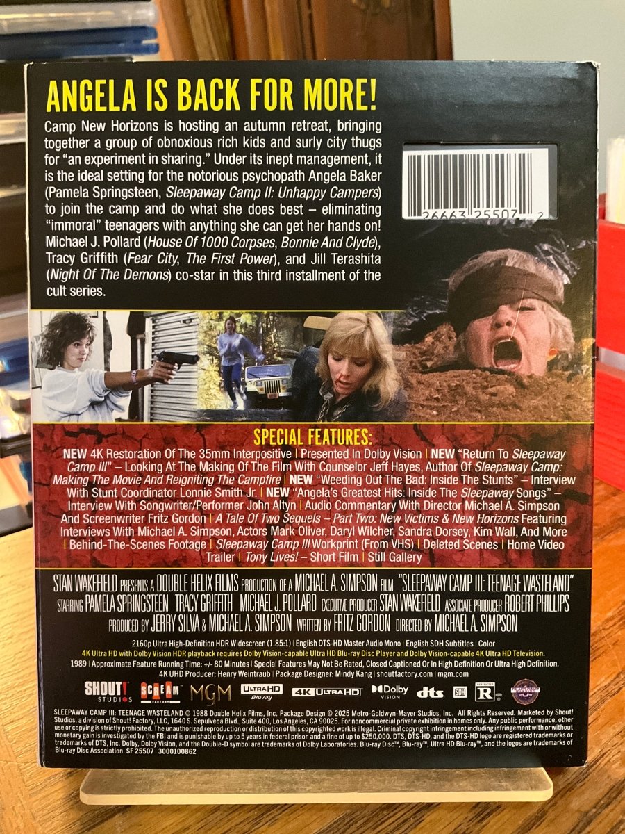 Sleepaway Camp III: Teenage Wasteland (4K UHD) w/SLIP USED