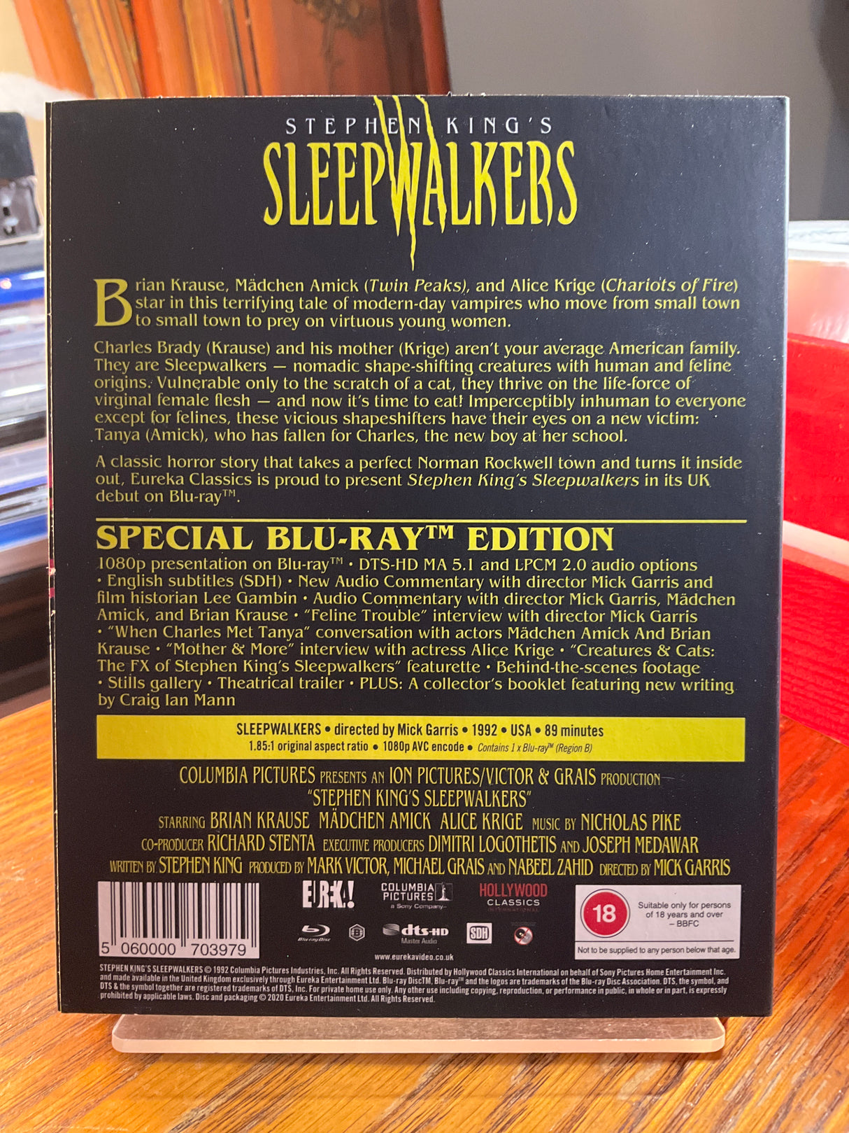 Sleepwalkers (Standard Edition, Region B) w/SLIP AND BOOKLET USED