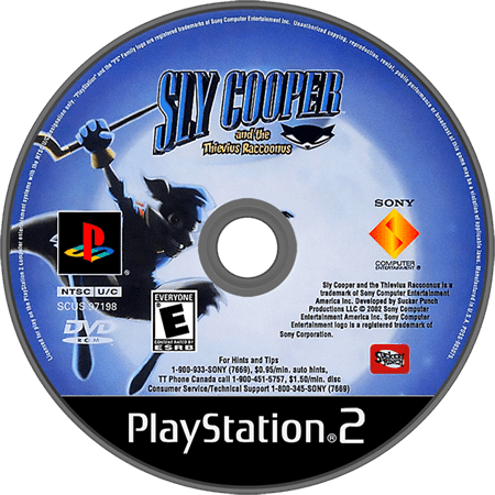 Sly Cooper And The Thievius Raccoonus Playstation 2 LOOSE - Video Games - Playstation 2