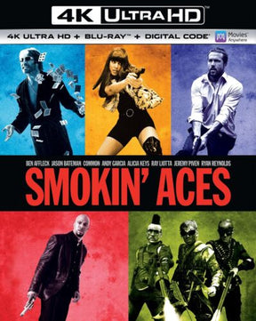 Smokin' Aces (4K UHD + Blu-Ray + Digital Combo) USED