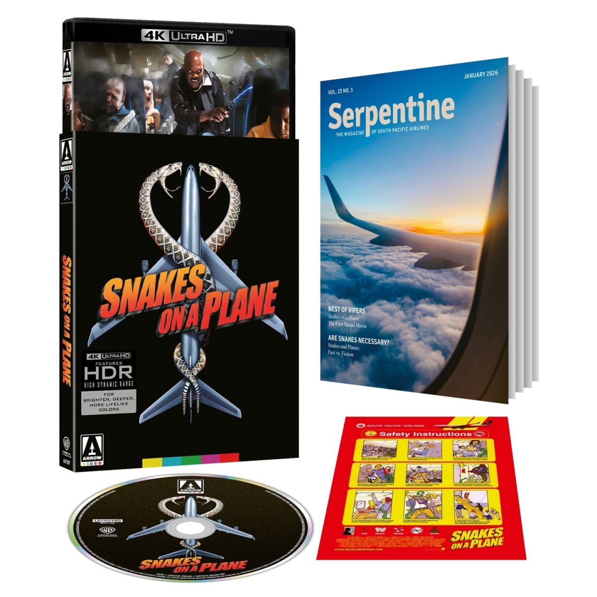 Snakes on a Plane (4K UHD, Limited Edition) w/SLIP