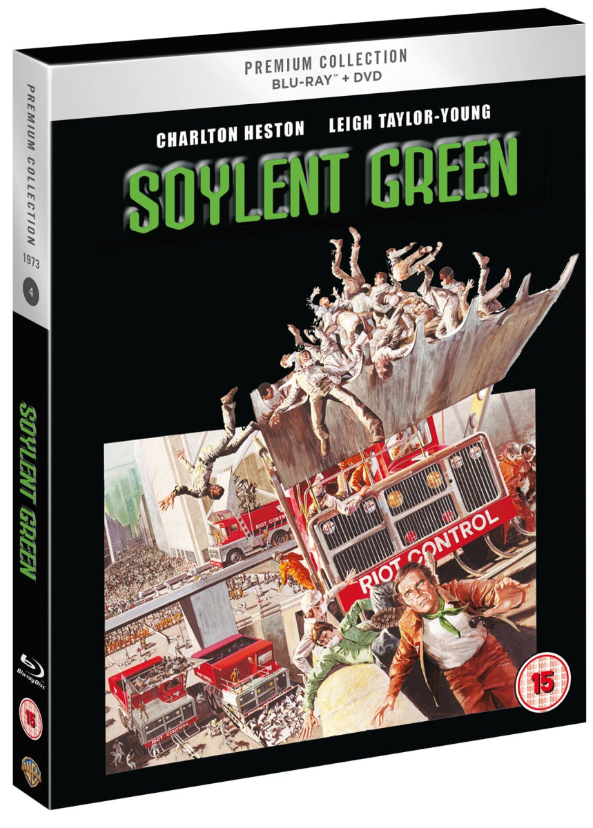 Soylent Green (UK WB Premium Collection, Region Free/B) w/SLIP - New Blu - Ray