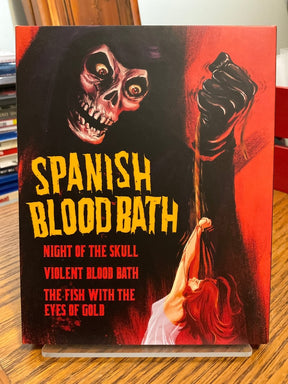 Spanish Blood Bath: Night of the Skull / Violent Blood Bath / The Fish with the Eyes of Gold w/SLIP USED