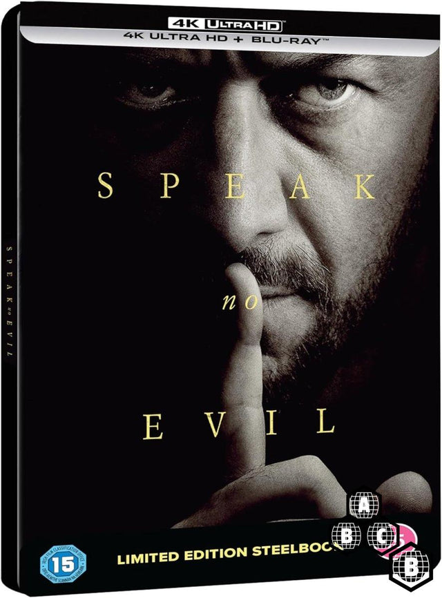 Speak No Evil (4K UHD, 2024 Remake, Limited Edition Steelbook, Region Free/B) - New 4K UHD