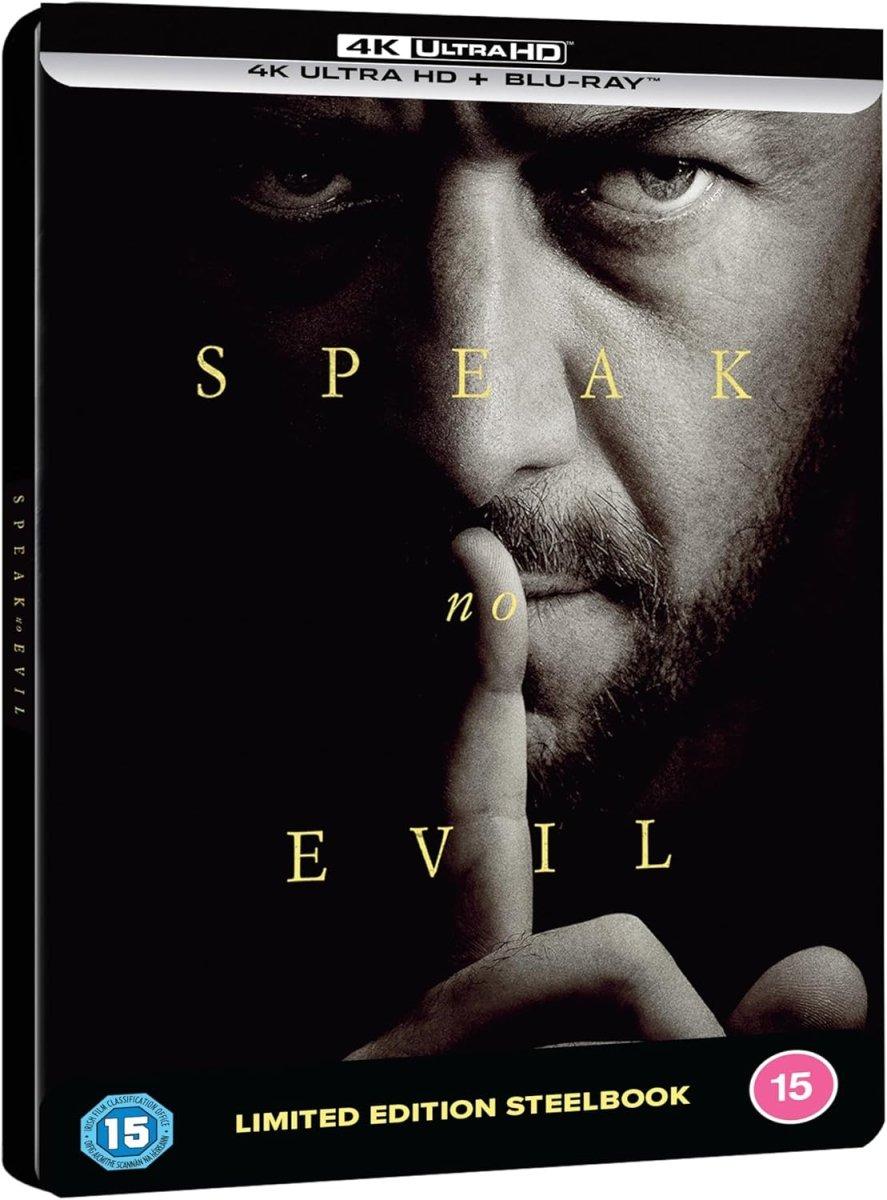 Speak No Evil (4K UHD, 2024 Remake, Limited Edition Steelbook, Region Free/B)