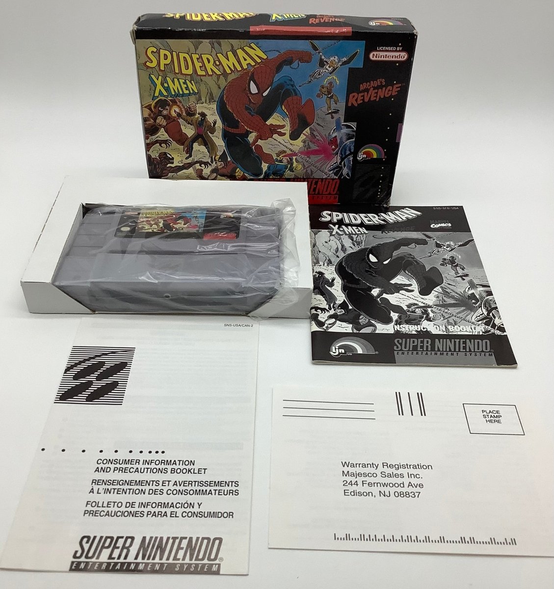 Spiderman X-Men Arcade's Revenge Super Nintendo USED – Orbit DVD