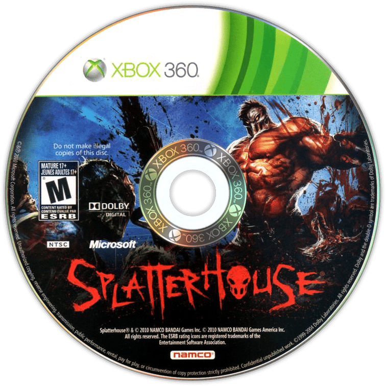 Splatterhouse XBOX 360 LOOSE - Video Games - XBOX 360