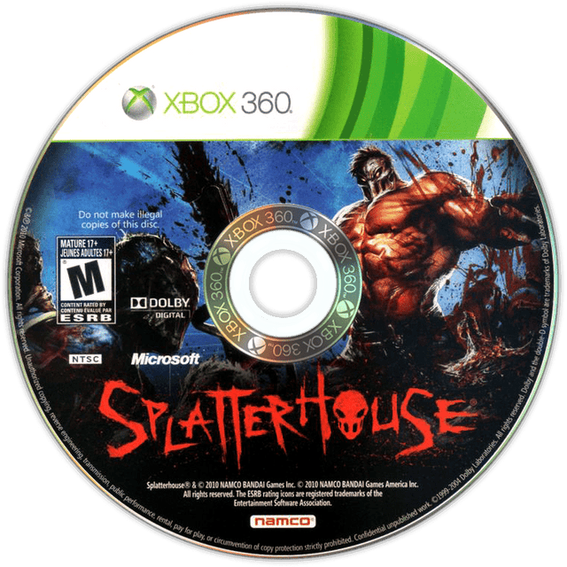 Splatterhouse XBOX 360 LOOSE - Video Games - XBOX 360
