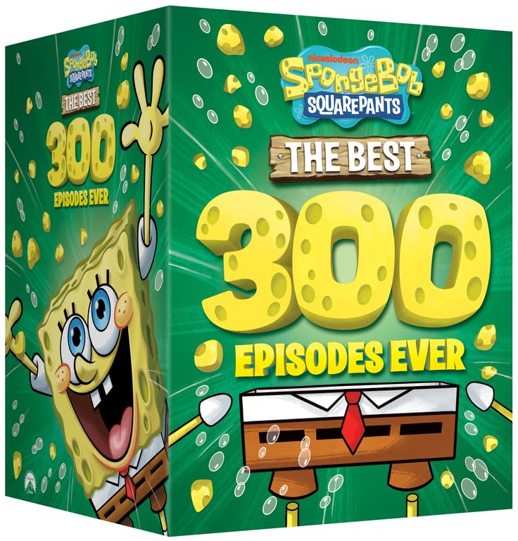SpongeBob SquarePants: The Best 300 Episodes Ever (DVD) - New DVD
