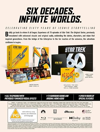 Star Trek: The Original Series (60th Anniversary Collector's Edition, Region Free) - New Blu-Ray