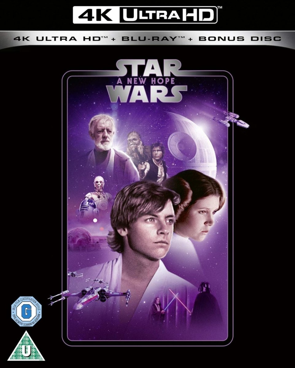 Star Wars: A New Hope (UK 4K UHD, Region Free) w/SLIP
