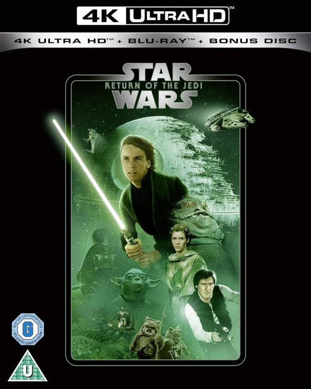 Star Wars: Return of the Jedi (UK 4K UHD, Region Free) w/SLIP