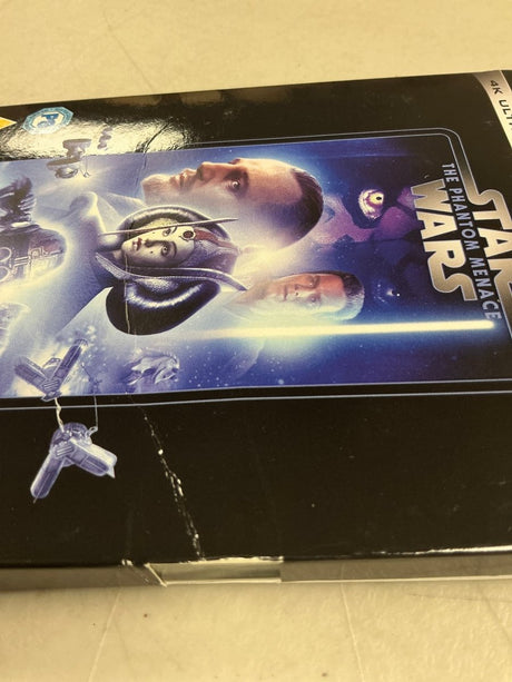 Star Wars: The Phantom Menace (UK 4K UHD, Region Free) w/SLIP *DAMAGED* - New 4K UHD