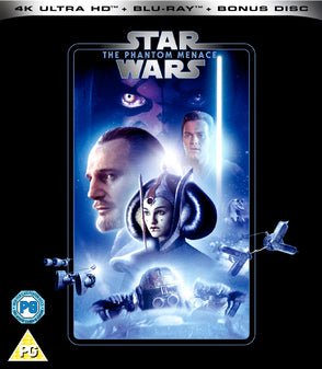 Star Wars: The Phantom Menace (UK 4K UHD, Region Free) w/SLIP - New 4K UHD