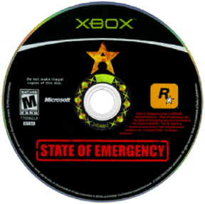 State of Emergency XBOX Original LOOSE - Video Games - XBOX ORIGINAL