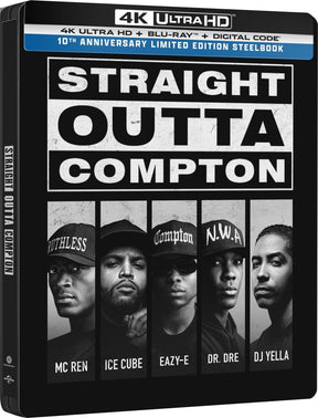 Straight Outta Compton (4K UHD, Limited Edition Steelbook) - New 4K UHD