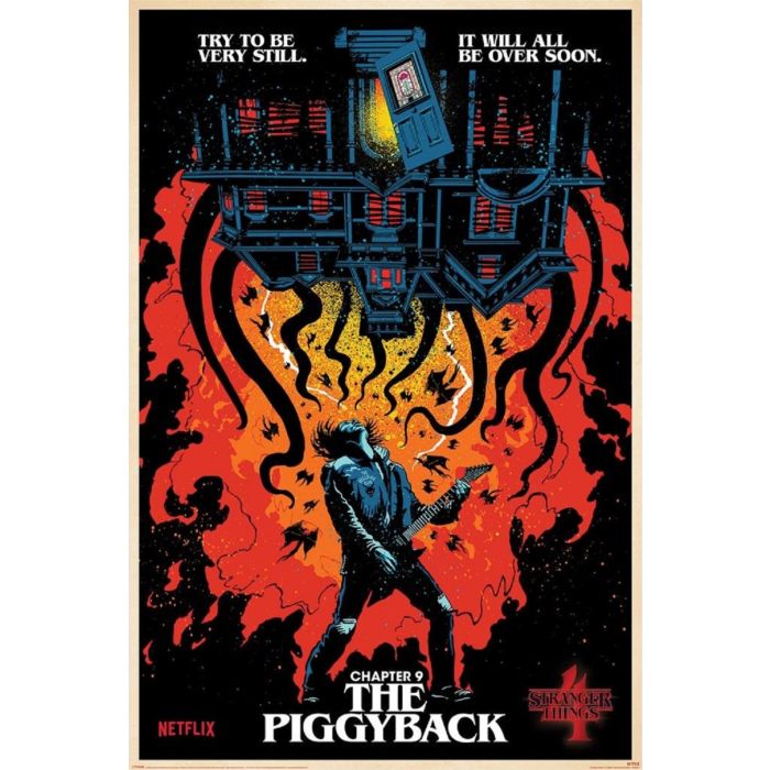 Stranger Things 4 Chapter 9 The Piggyback Poster PICKUP ONLY